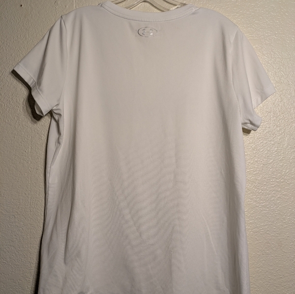 Under Armour White T-Shirt with Blue Graphic - Picture 6 of 6